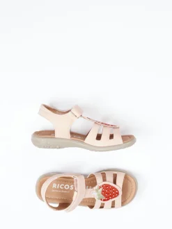Ricosta – Klettsandalen aus Synthetik in Rosa
