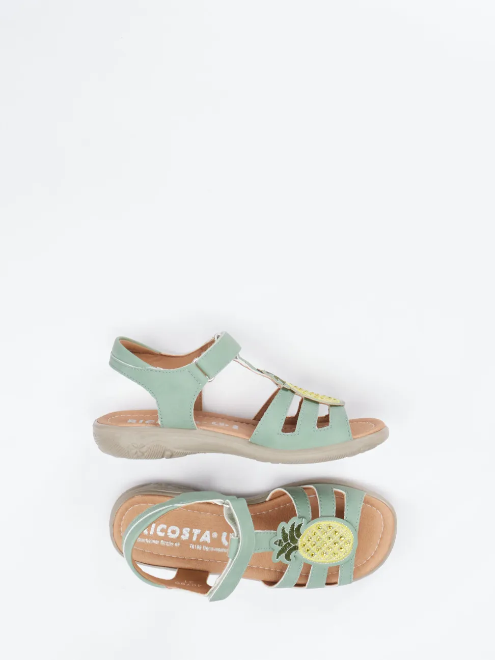 Ricosta – Klettsandalen aus Synthetik in Salbeigrün