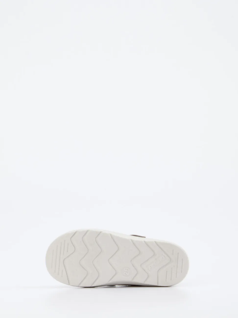 Ricosta – Klett-Sneaker aus Veloursleder taupe