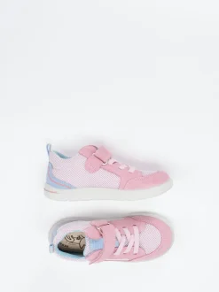 Ricosta – Klettsneaker aus Veloursleder Rosa