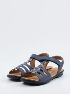 Ricosta – Komfortsandalen aus Synthetik in Dunkelblau