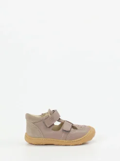Ricosta – Lauflernsandalen aus Nubukleder taupe