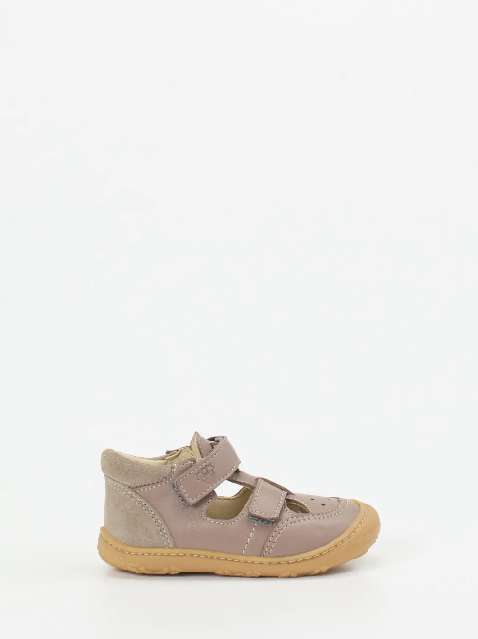 Ricosta – Lauflernsandalen aus Nubukleder taupe