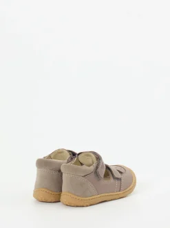 Ricosta – Lauflernsandalen aus Nubukleder taupe
