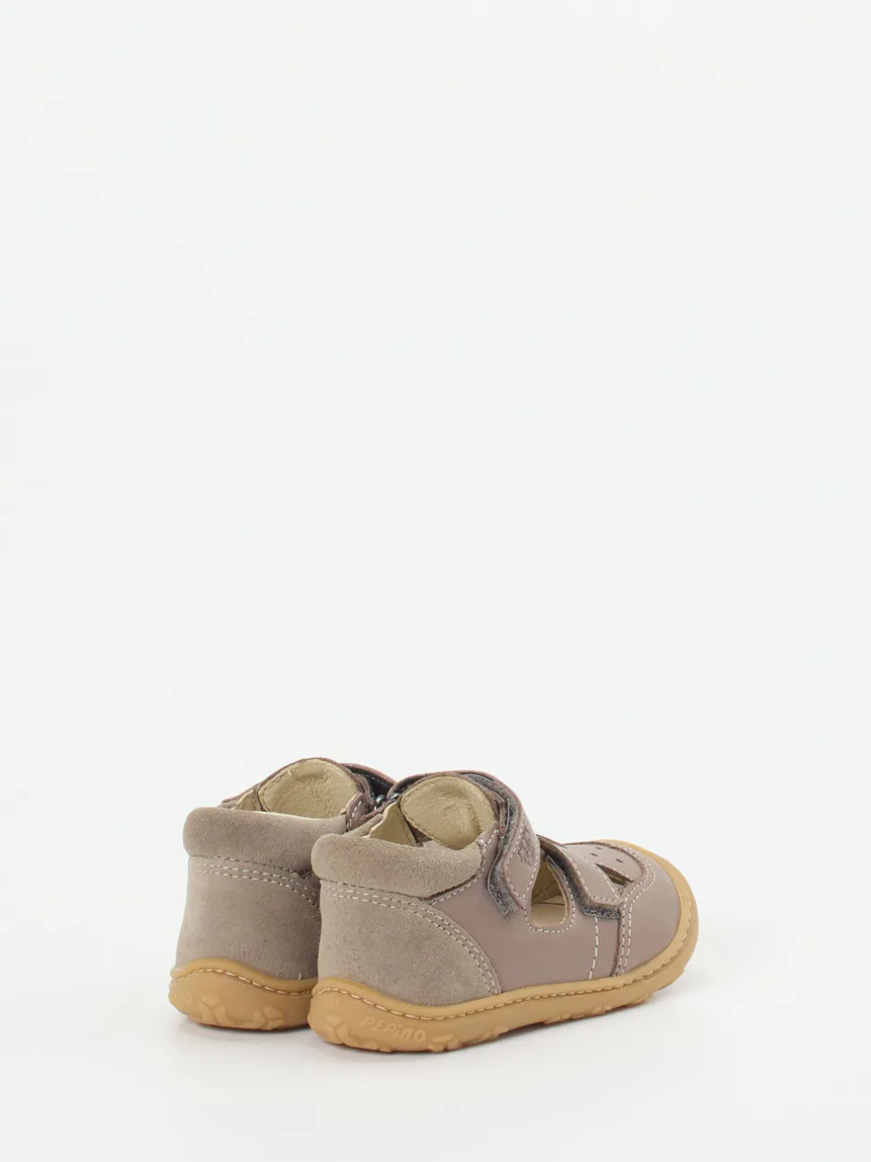 Ricosta – Lauflernsandalen aus Nubukleder taupe