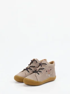 Ricosta – Lauflernschuh aus Nubukleder taupe