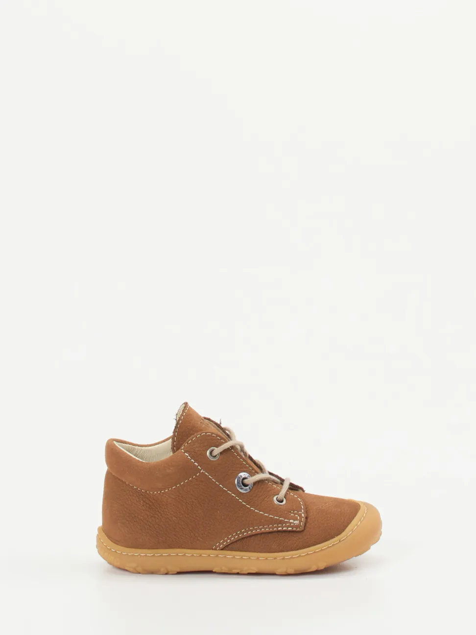 Ricosta – Lauflernschuhe aus Nubukleder Cognacbraun