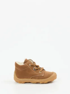 Ricosta – Lauflernschuhe aus Nubukleder cognacbraun