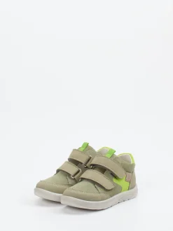 Ricosta – Lauflernschuhe aus Veloursleder olivbeige