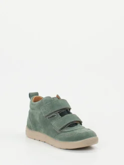 Ricosta – Lauflernschuhe aus Veloursleder salbeigrün