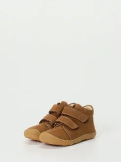 Ricosta – Lauflernschuhe aus Nubukleder cognacbraun