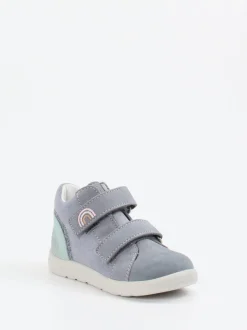 Ricosta – Lauflernschuhe aus Veloursleder grau