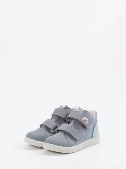 Ricosta – Lauflernschuhe aus Veloursleder grau