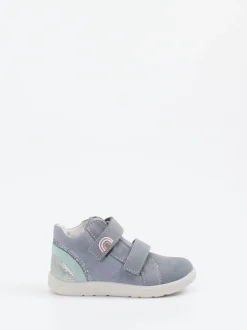 Ricosta – Lauflernschuhe aus Veloursleder grau