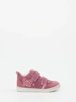 Ricosta – Lauflernschuhe aus Veloursleder Altrosa