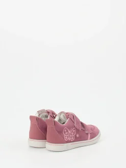 Ricosta – Lauflernschuhe aus Veloursleder Altrosa