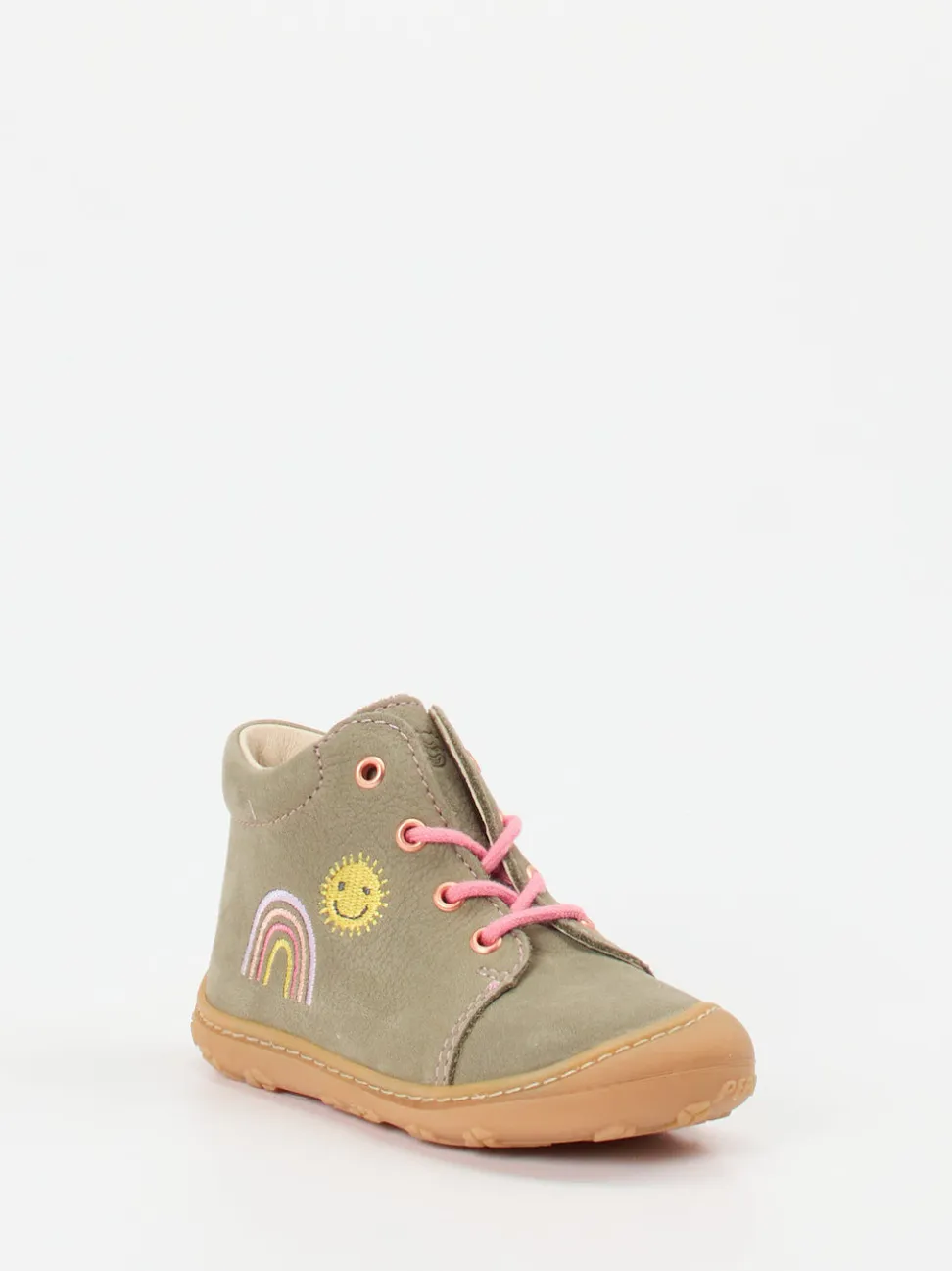 Ricosta – Lauflernschuhe aus Nubukleder olivgrün