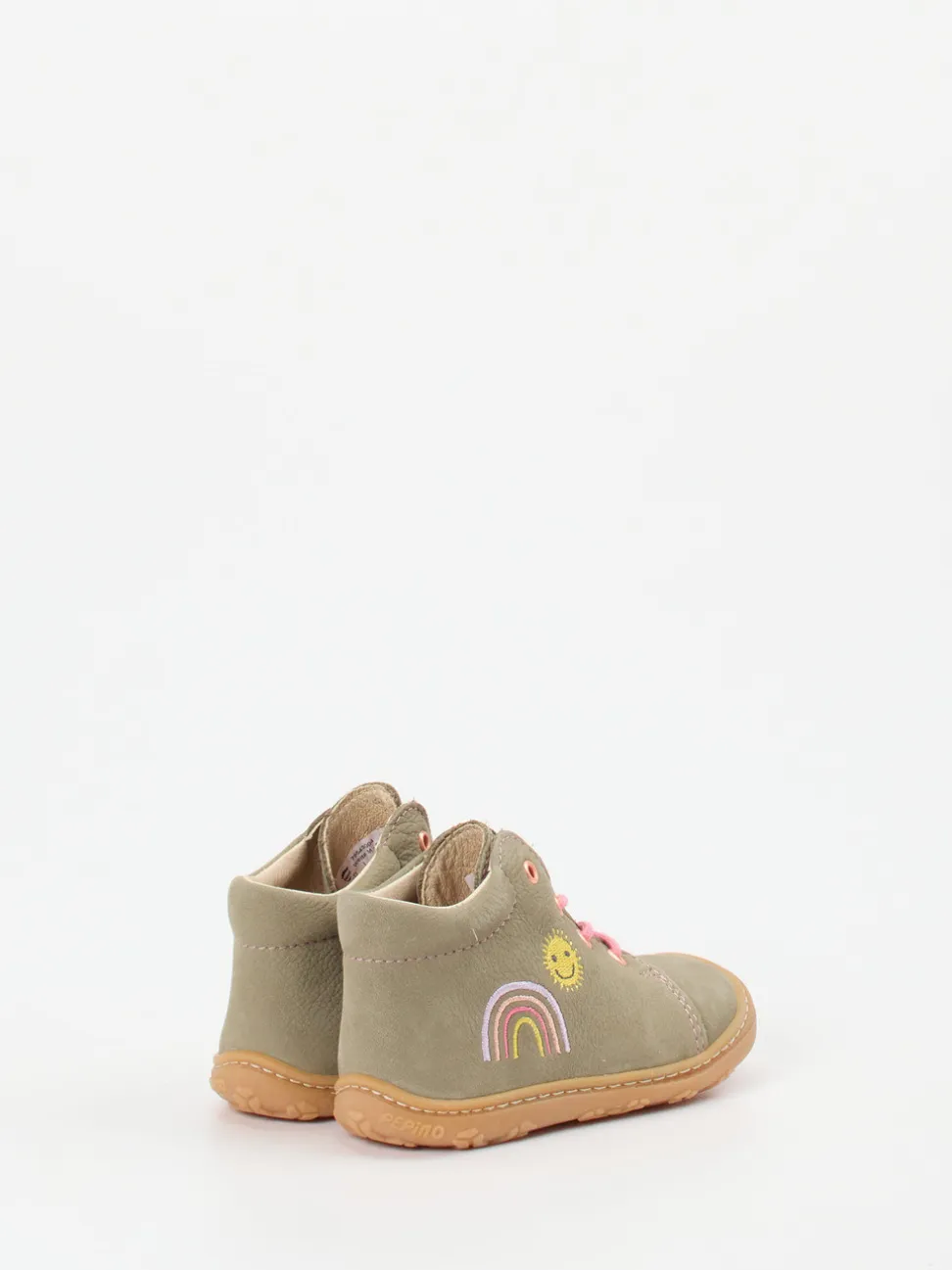 Ricosta – Lauflernschuhe aus Nubukleder olivgrün