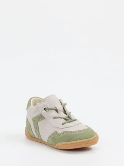 Ricosta – Lauflernschuhe aus Veloursleder beigegrau