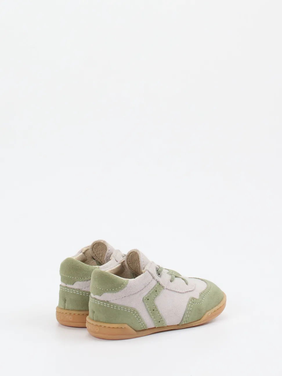 Ricosta – Lauflernschuhe aus Veloursleder beigegrau