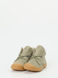 Ricosta – Lauflernschuhe aus Nubukleder Salbeigrün