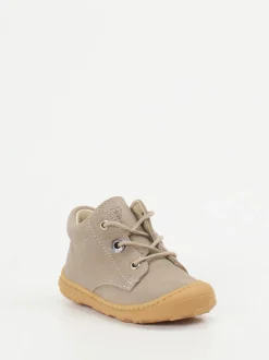 Ricosta – Lauflernschuhe aus Nubukleder beigegrau