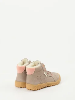 Ricosta – Lauflernstiefeletten aus Nubukleder taupe
