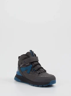 Ricosta – Outdoor-Sneaker aus Veloursleder grau