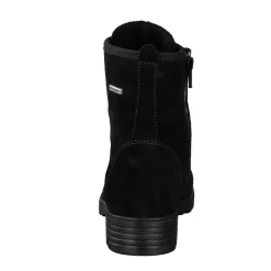 Ricosta – Schnürboots aus Veloursleder Schwarz