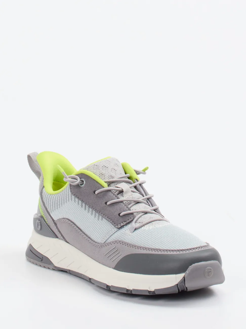 Ricosta – Sneaker aus Veloursleder und Mesh grau