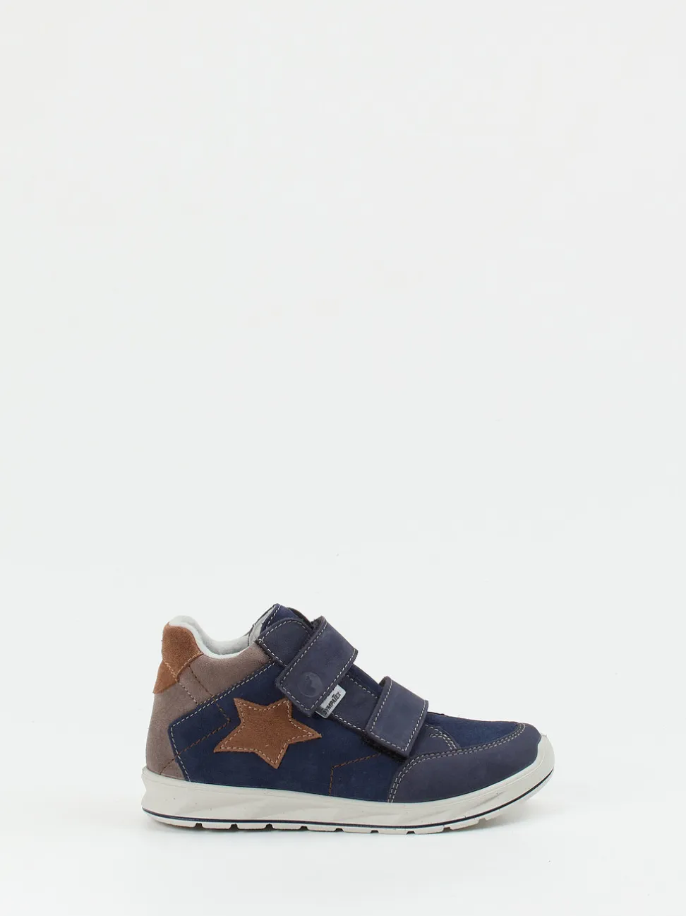 Ricosta – Sneaker Mid-Cut aus Veloursleder Dunkelblau