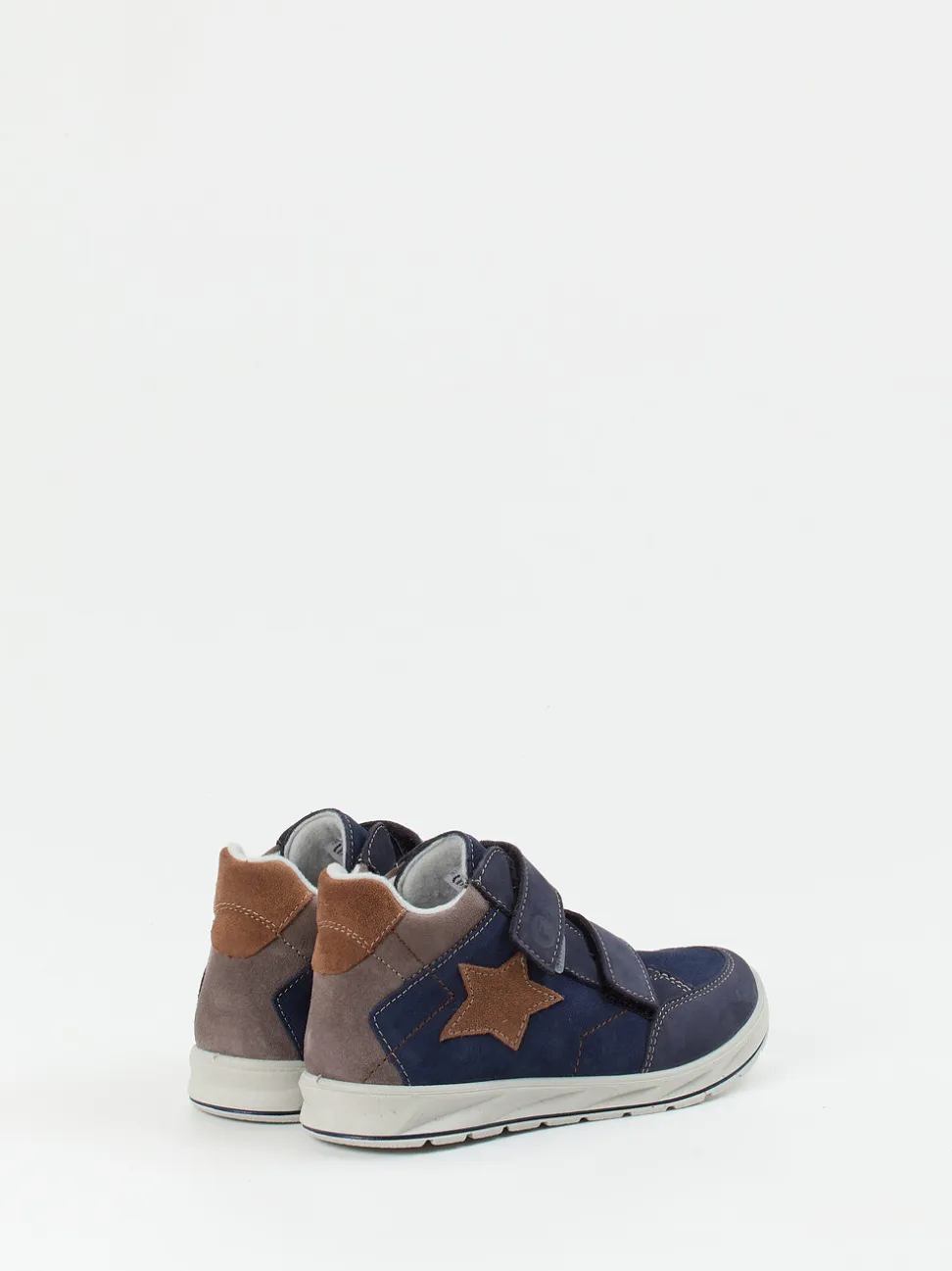 Ricosta – Sneaker Mid-Cut aus Veloursleder Dunkelblau
