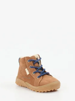 Ricosta – Stiefeletten aus Nubukleder cognacbraun