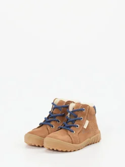 Ricosta – Stiefeletten aus Nubukleder cognacbraun