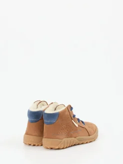 Ricosta – Stiefeletten aus Nubukleder cognacbraun