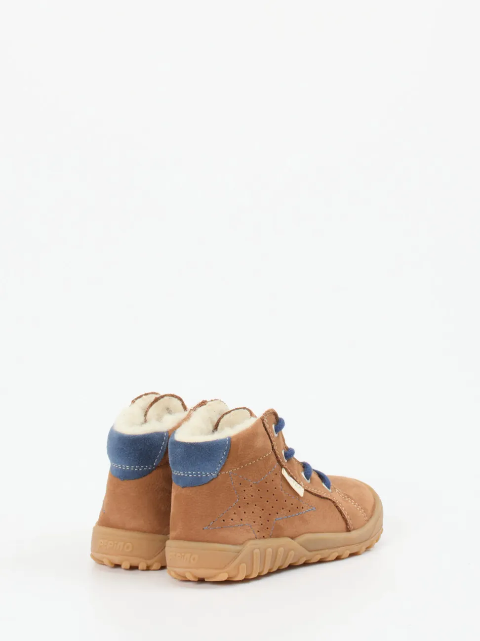 Ricosta – Stiefeletten aus Nubukleder cognacbraun