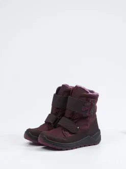 Ricosta – Winterboots aus Synthetik in Brombeer