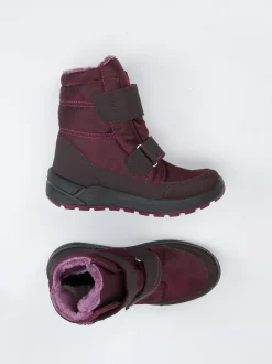 Ricosta – Winterboots aus Synthetik in Brombeer