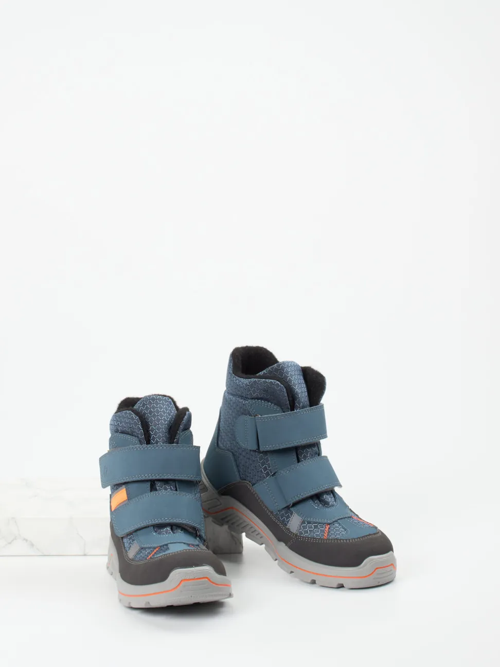 Ricosta – Winterboots aus Synthetik in Jeansblau