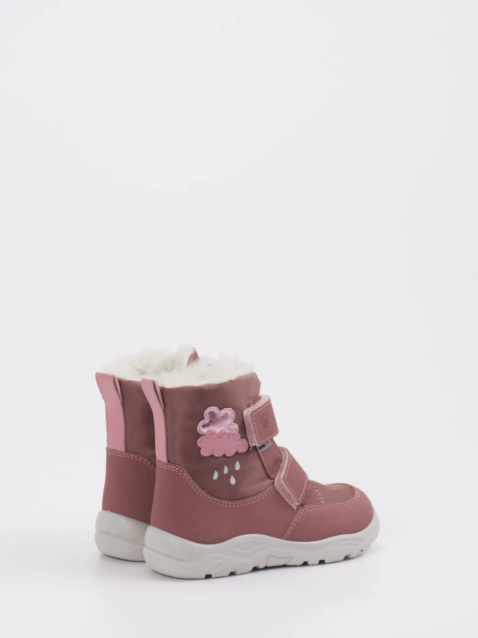 Ricosta – Winterstiefel aus Synthetik Altrosa