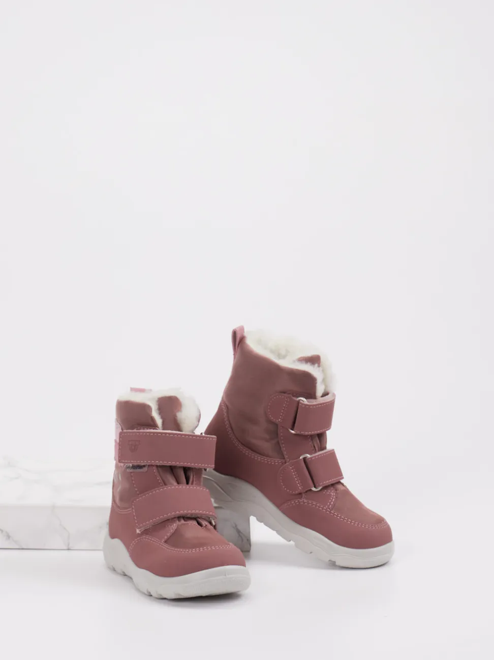 Ricosta – Winterstiefel aus Synthetik Altrosa