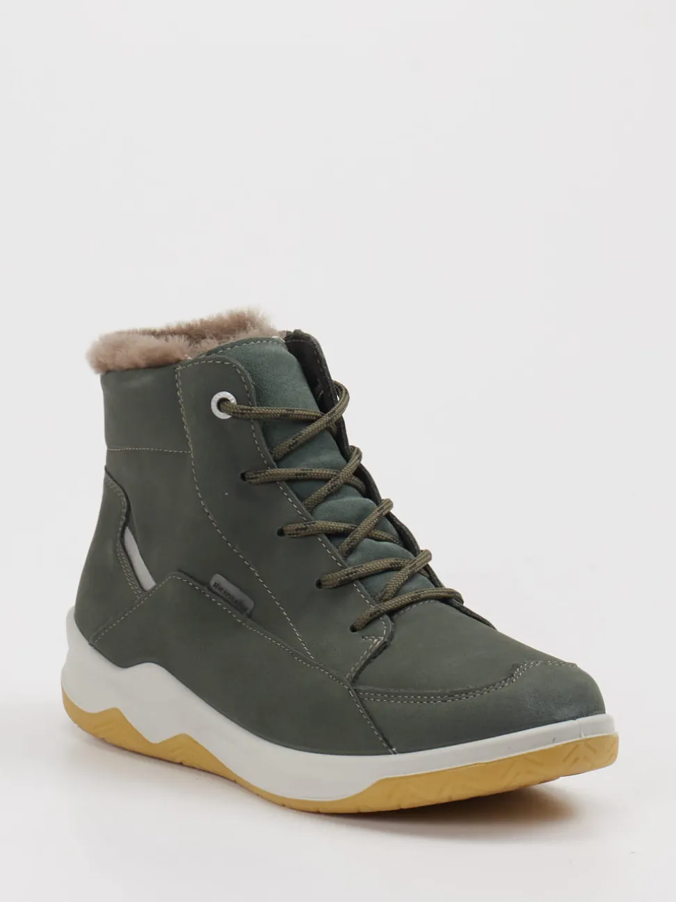Ricosta – Winter-Stiefeletten aus Leder Olivgrün