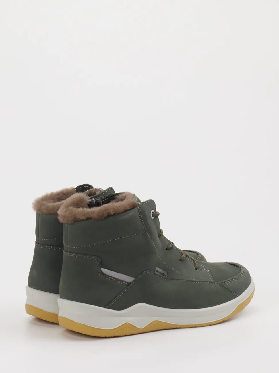 Ricosta – Winter-Stiefeletten aus Leder Olivgrün