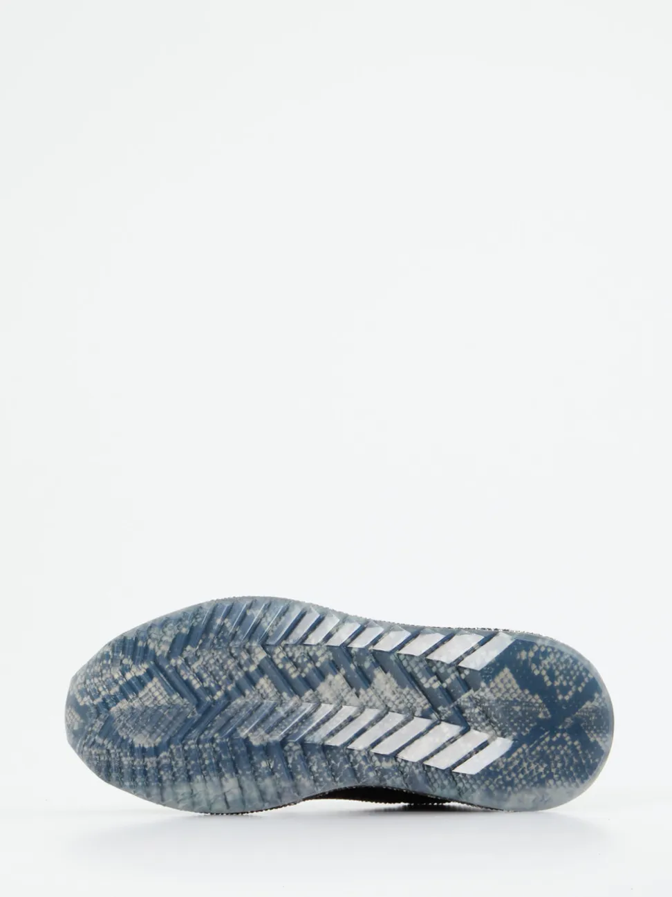 Rise – Sneaker aus Metallic-Textil in Silbergrau