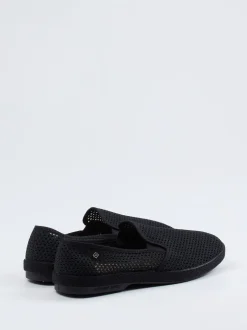 Rivieras – Slip-On aus Mesh-Textil Schwarz