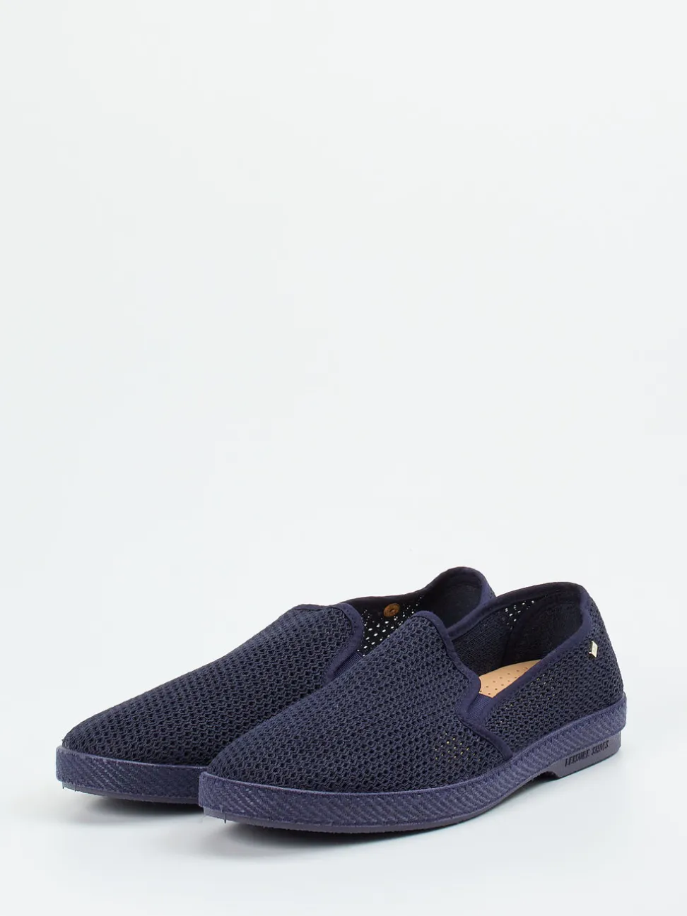Rivieras – Slip-Ons aus Textil-Mesh Dunkelblau
