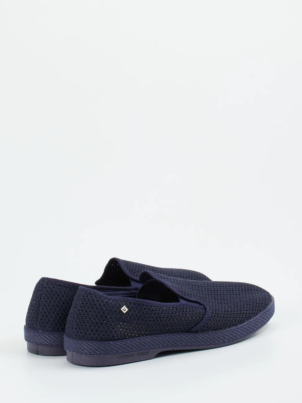 Rivieras – Slip-Ons aus Textil-Mesh Dunkelblau