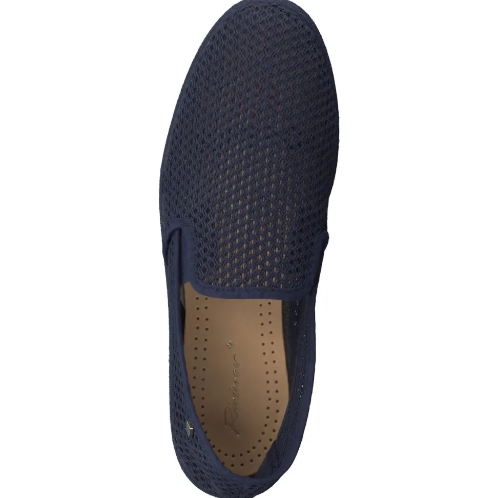 Rivieras – Slip-Ons aus Textil-Mesh Dunkelblau