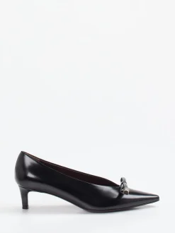 Roberto Festa – Pumps aus Hochglanzleder Schwarz
