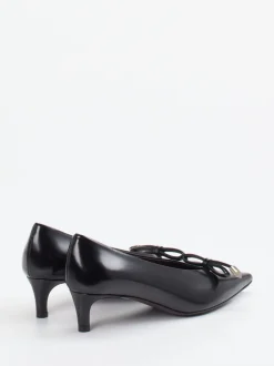 Roberto Festa – Pumps aus Hochglanzleder Schwarz